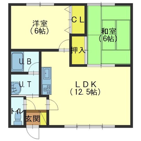 コーポ吉川の物件間取画像